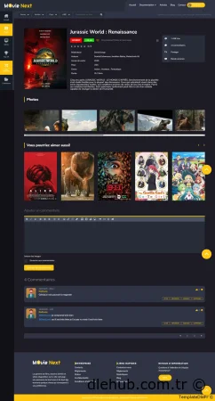 Movie Next - Modern ve Duyarlı Film & Dizi Yayın Teması