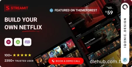 Streamit - Modern ve Responsive DLE Video/Streaming Teması