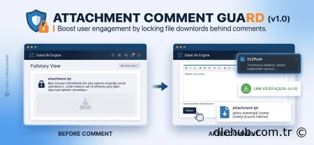 Attachment Comment Guard v1.0 - Yorum Yap İndir Modülü