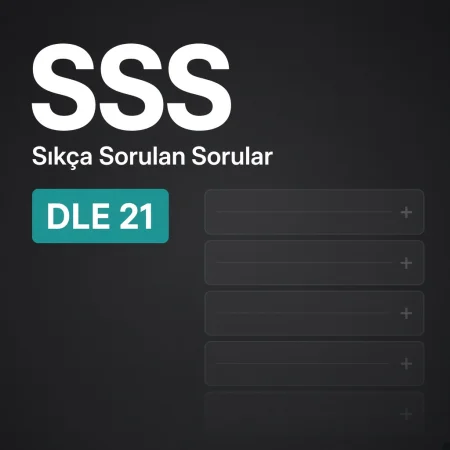 DLE SSS (Sıkça Sorulan Sorular) v1.0 — Akordeon FAQ sayfası ve yönetim paneli